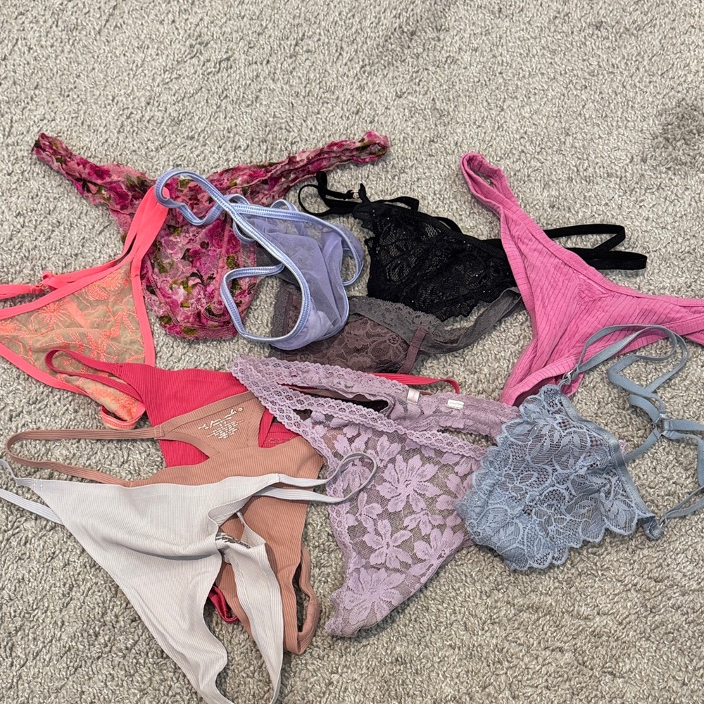 Thongs. Washed. Sexy! American eagle Victoria secret and urban outfitters S/MED